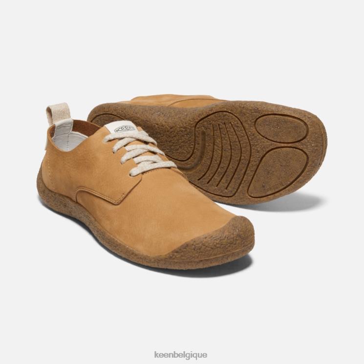 Keen mosey nouveaux derbies en cuir 0Z440211 pomme cannelle-bouleau