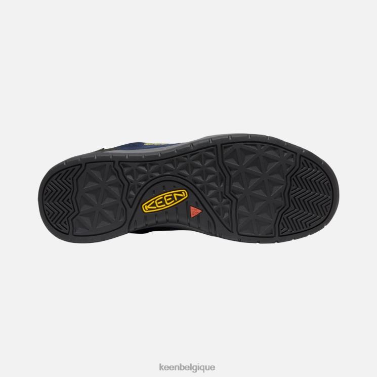Keen baskets en cuir suédé imperméable Jasper II 0Z4401 aimant iris noir
