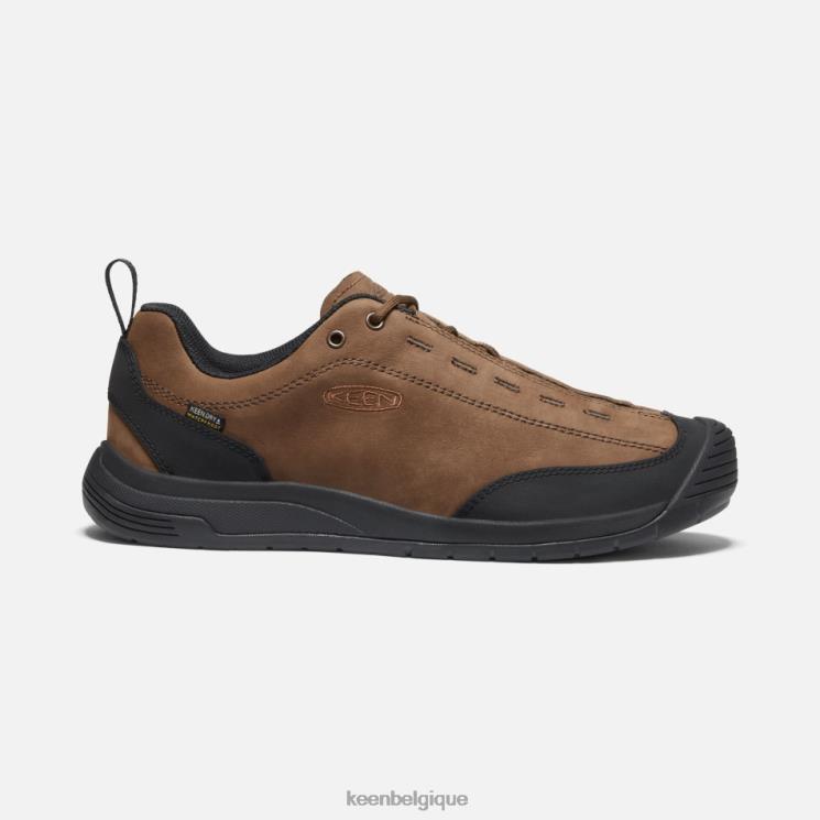 Keen baskets en cuir suédé imperméable Jasper II 0Z4403 terre foncée-noir