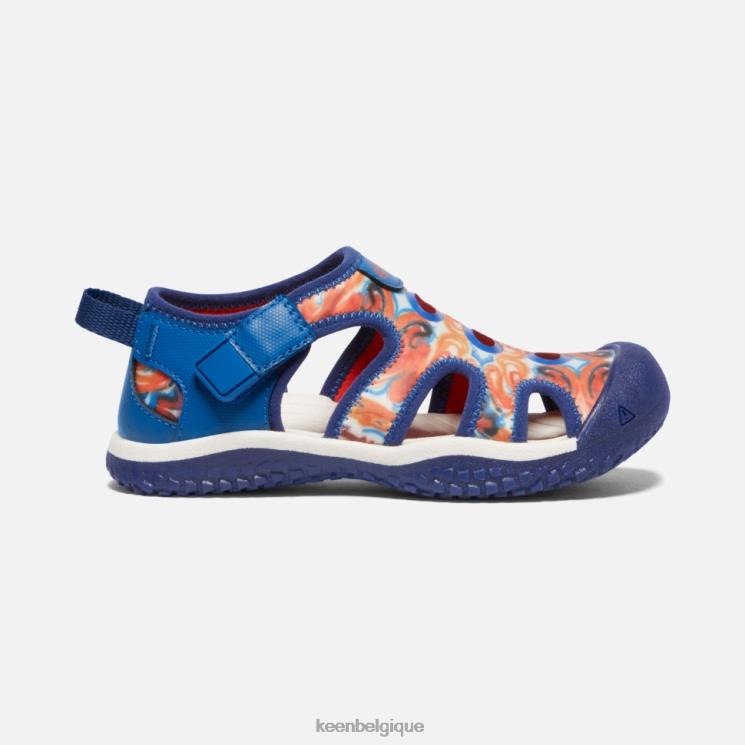 Keen Little' Stingray X Outdoor Afro 0Z440411 zeste d'orange-bleu