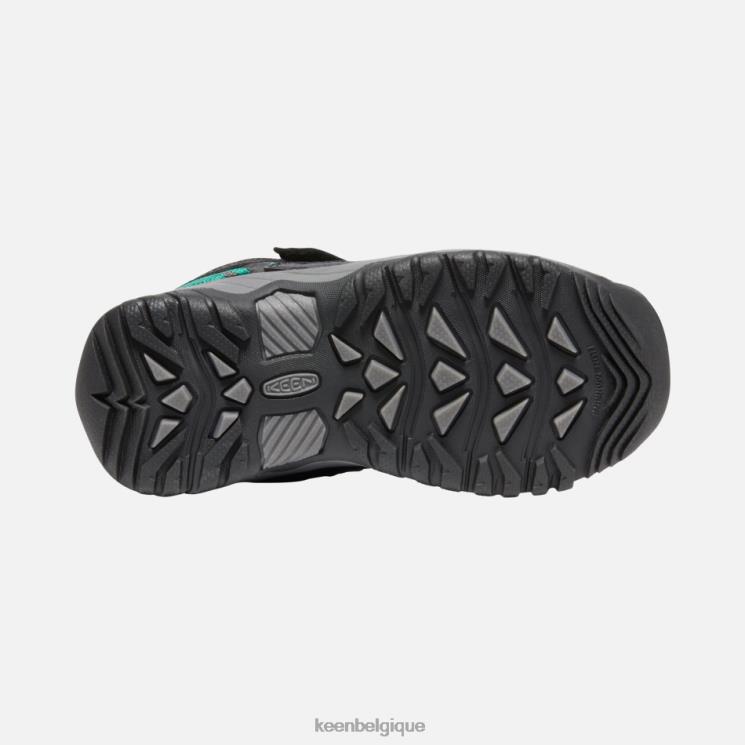 Keen chaussures de randonnée imperméables Targhee pour jeunes 0Z440273 étoile noire blanche