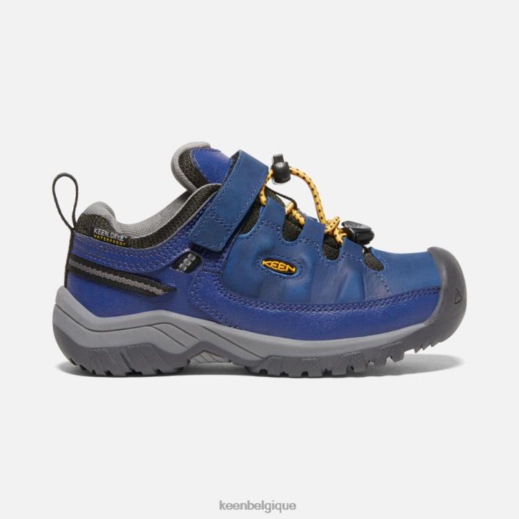 Keen chaussures de randonnée imperméables Targhee pour jeunes 0Z440274 nuit des profondeurs bleues de la forêt