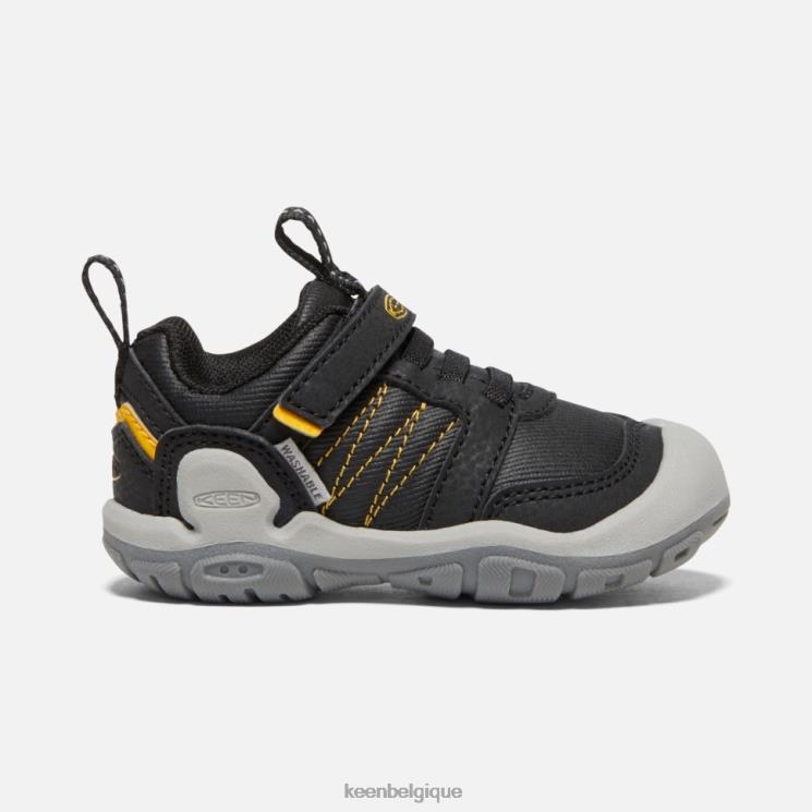 Keen sneaker à pointe nouée pour tout-petits noir-jaune 0Z440553 jaune noir vif