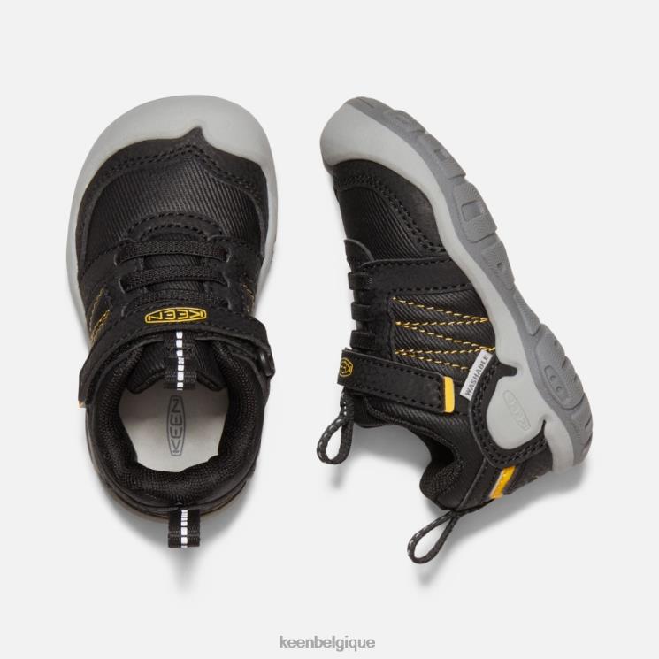 Keen sneaker à pointe nouée pour tout-petits noir-jaune 0Z440553 jaune noir vif