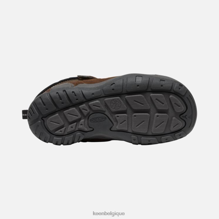 Keen Chukka à gros nœud 0Z440579 terre foncée-noir
