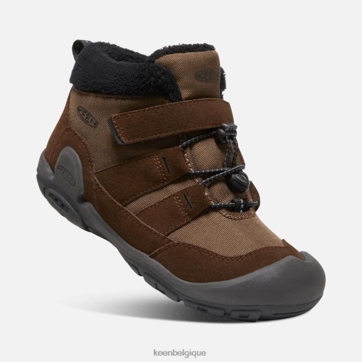 Keen Chukka à gros nœud 0Z440579 terre foncée-noir