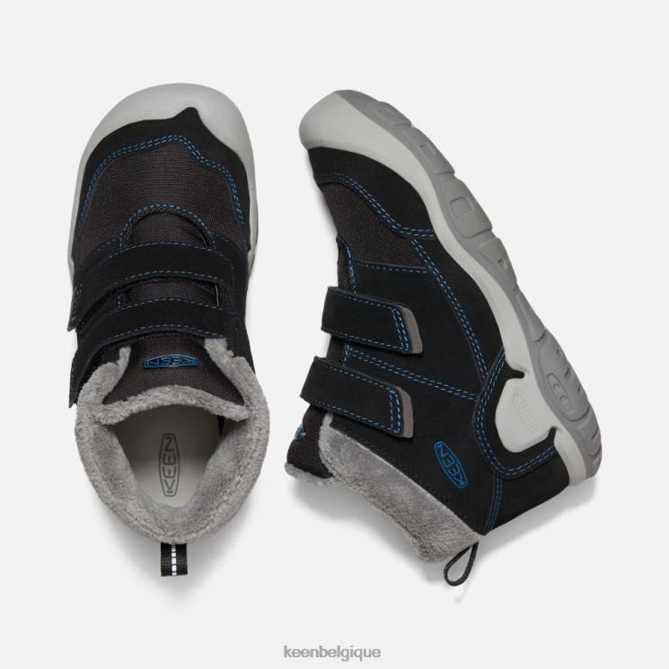 Keen chukka à double bride big'knotch 0Z440546 noir-mykonos bleu