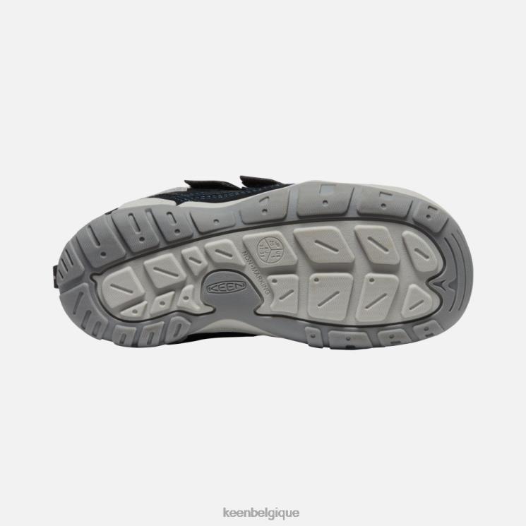 Keen chukka à double bride big'knotch 0Z440546 noir-mykonos bleu