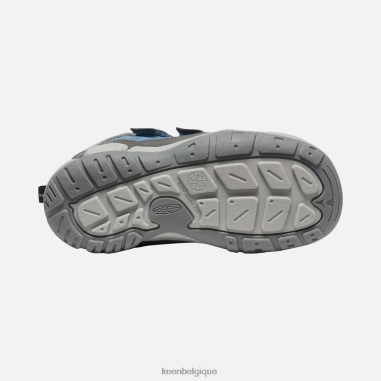 Keen chukka à double bride big'knotch 0Z440554 ombre bleue aimantée