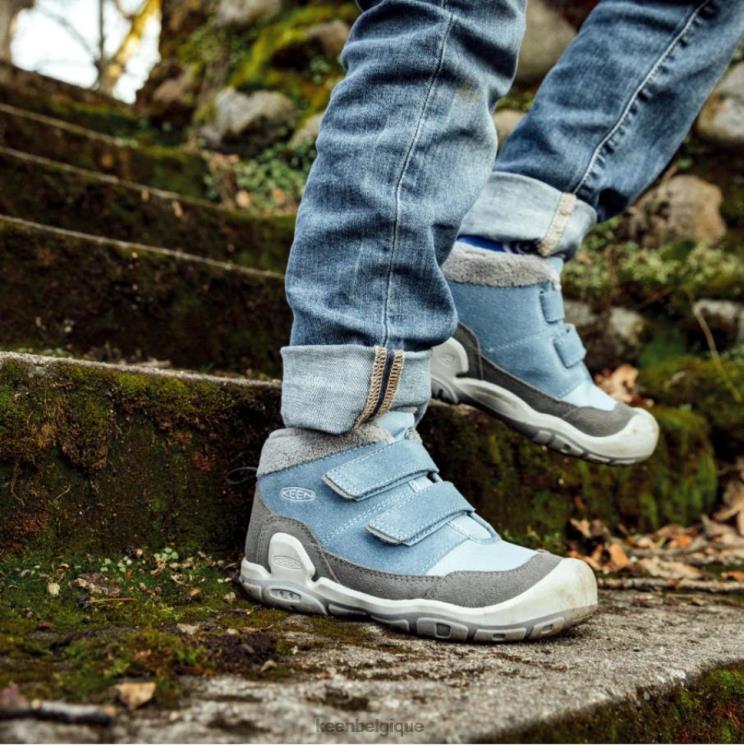 Keen chukka à double bride big'knotch 0Z440554 ombre bleue aimantée