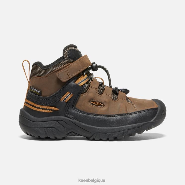 Keen botte imperméable Little'Targhee 0Z440534 brun terre foncé-doré