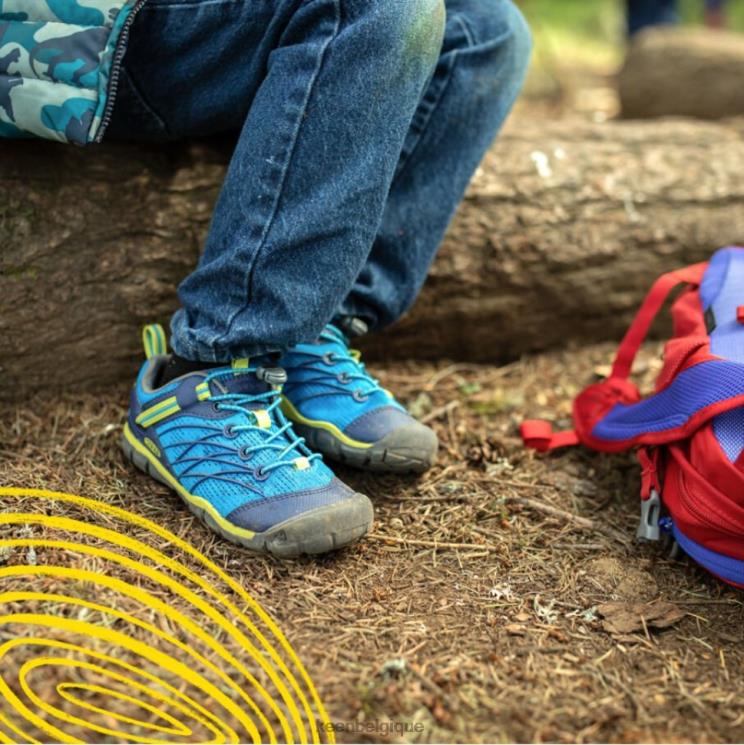 Keen gros 'chandler cnx 0Z440590 profondeurs bleu-bleu brillantes