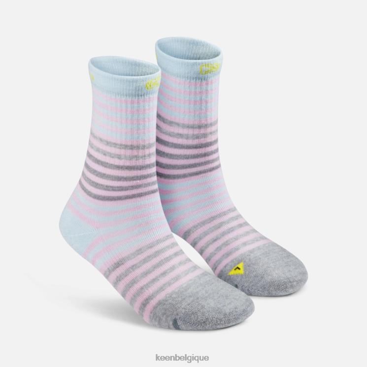 Keen lot de 2 chaussettes confortables 0Z440419 impression de plumes de yéti