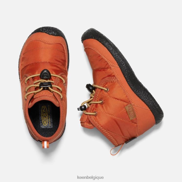 Keen chukka imperméable Little'Howser II 0Z440571 potiers argile-noir