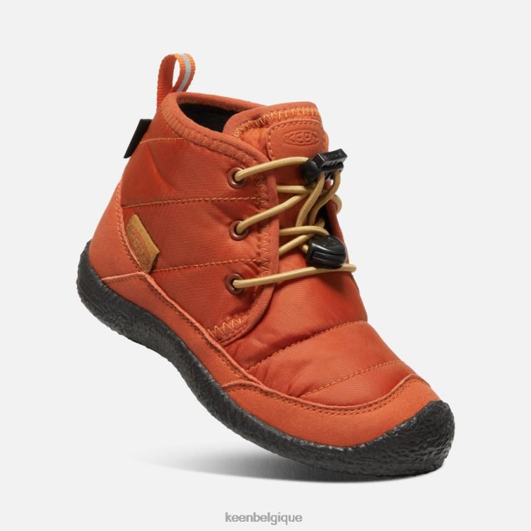 Keen chukka imperméable Little'Howser II 0Z440571 potiers argile-noir