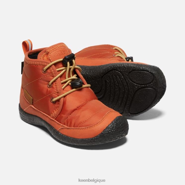 Keen chukka imperméable Little'Howser II 0Z440571 potiers argile-noir