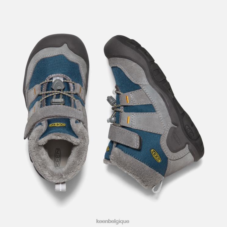 Keen petit nœud chukka 0Z440541 bleu sarcelle d'aile gris-bleu acier