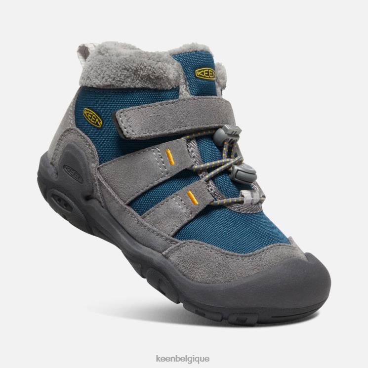 Keen petit nœud chukka 0Z440541 bleu sarcelle d'aile gris-bleu acier