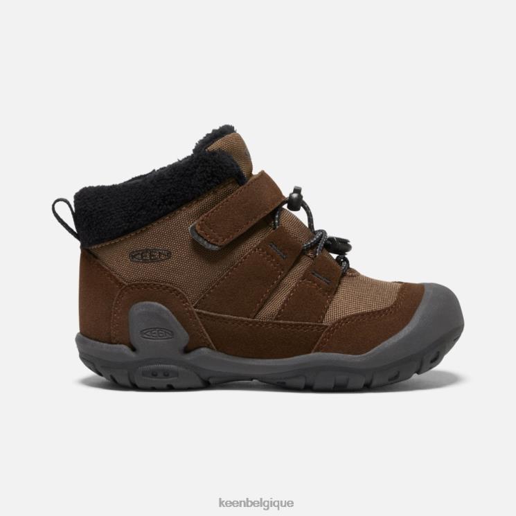 Keen petit nœud chukka 0Z440573 terre foncée-noir