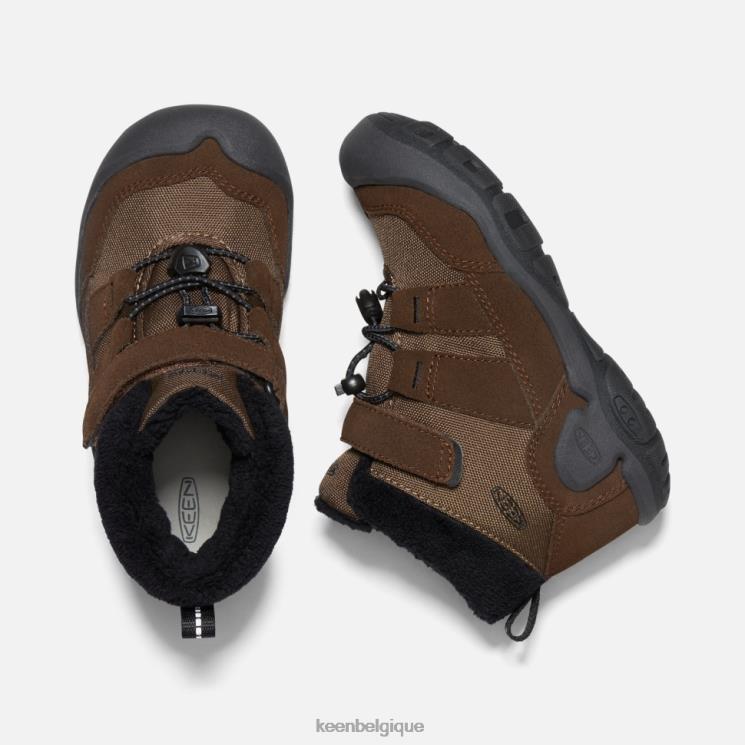 Keen petit nœud chukka 0Z440573 terre foncée-noir