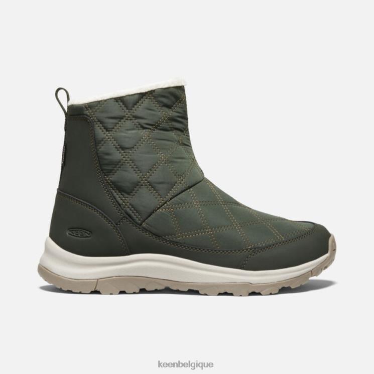 Keen Botte imperméable à enfiler pour l'hiver Terradora II 0Z440196 colophane-olive foncée