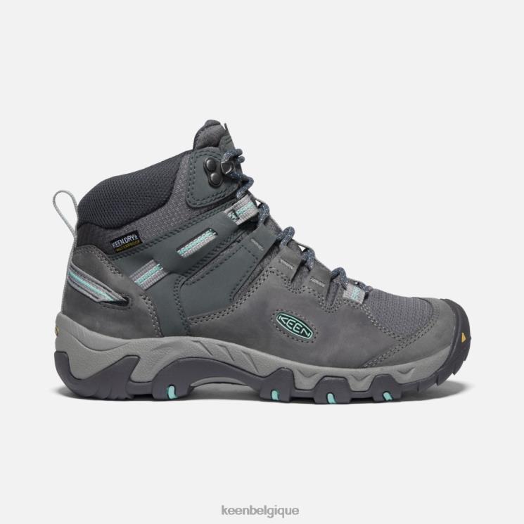 Keen botte imperméable en cuir Steens 0Z440189 vague gris acier-océan