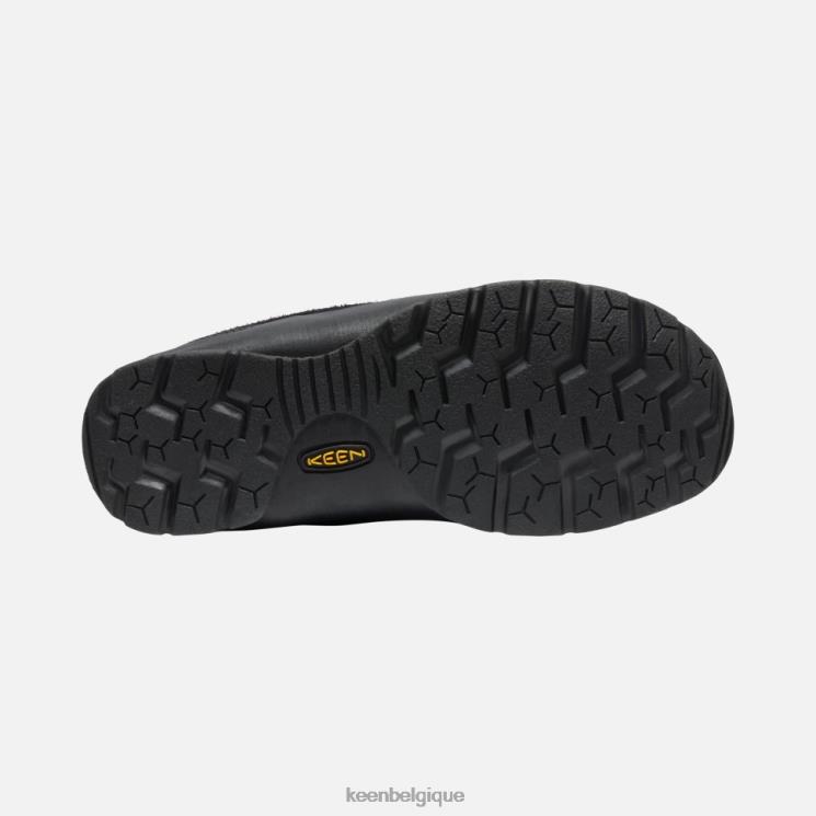 Keen baskets en daim jaspe 0Z440350 poilu noir-noir