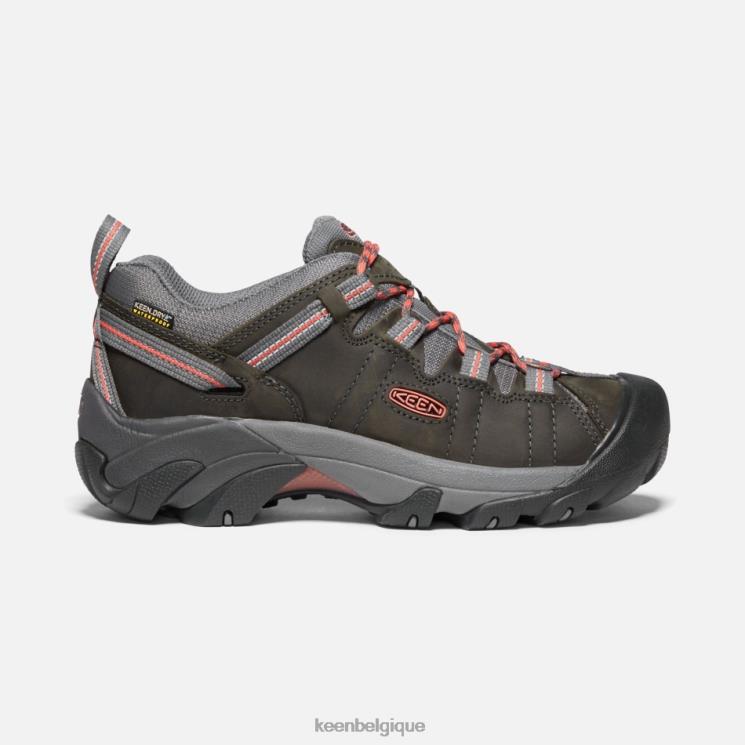 Keen chaussures de randonnée targhee ii 0Z440146 aimant-corail