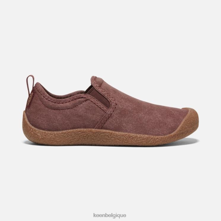 Keen chaussures à enfiler en toile howser 0Z440140 andorre-marron