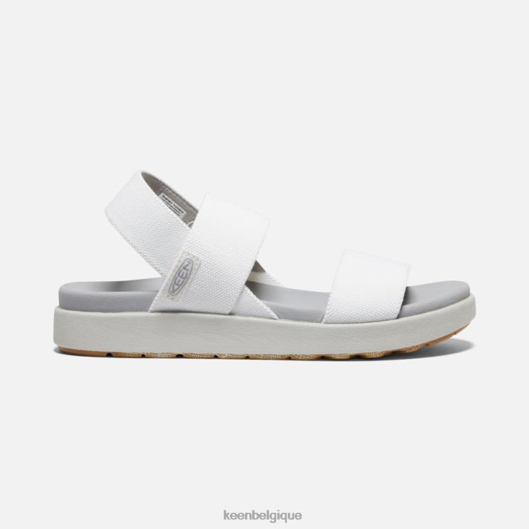 Keen elle - sandales décontractées à bride arrière 0Z44048 vapeur blanche