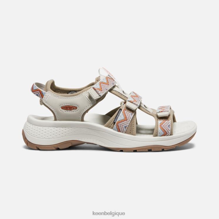 Keen sandales astoria west à bout ouvert 0Z44030 chevron-timberwolf