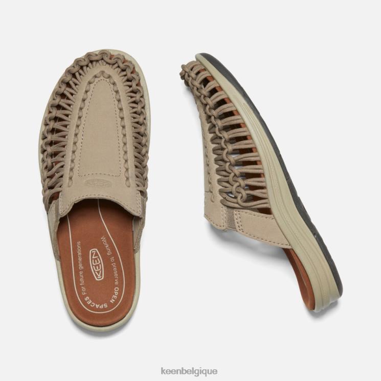 Keen uneek ii diapositive 0Z440103 Timberwolf-Plaza taupe