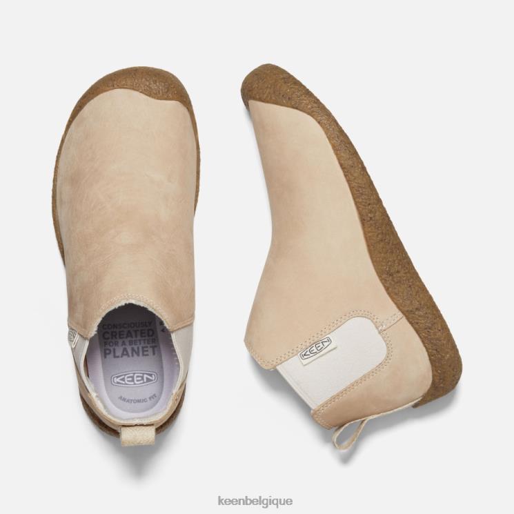 Keen botte chelsea en cuir mosey 0Z440347 safari-bouleau