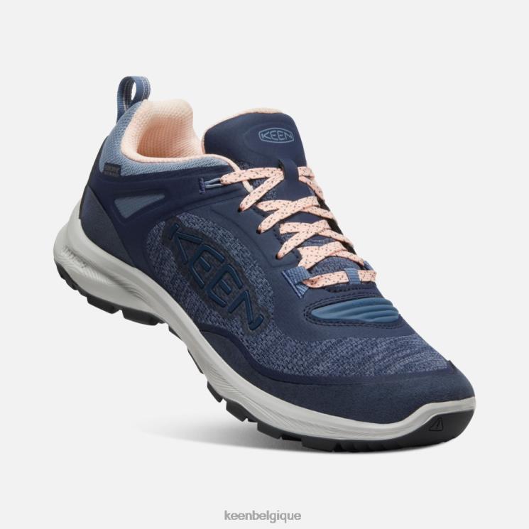 Keen chaussure imperméable vintage terradora flex indigo-pêche 0Z440343 vintage indigo-pêche vif