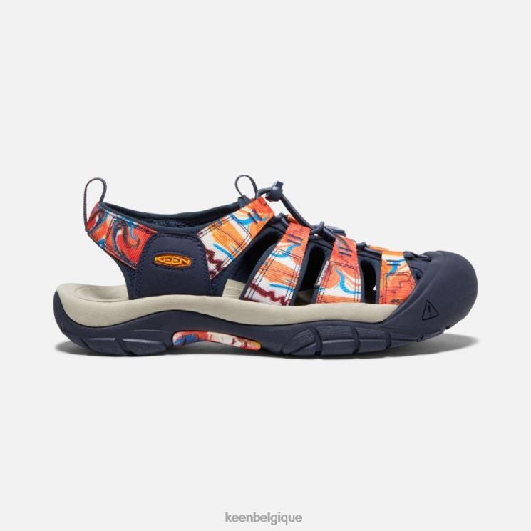 Keen newport x extérieur afro 0Z440405 orange-marine groovy