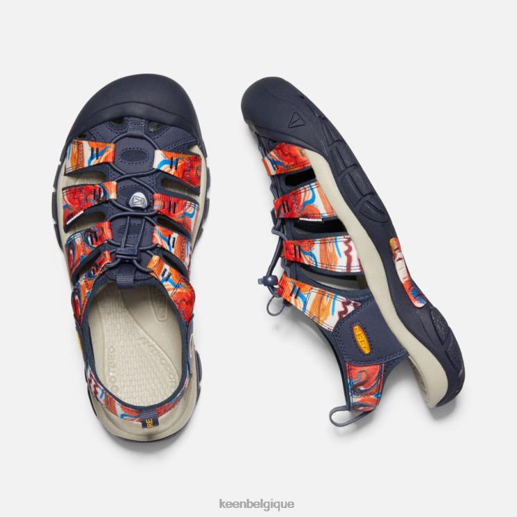 Keen newport x extérieur afro 0Z440405 orange-marine groovy