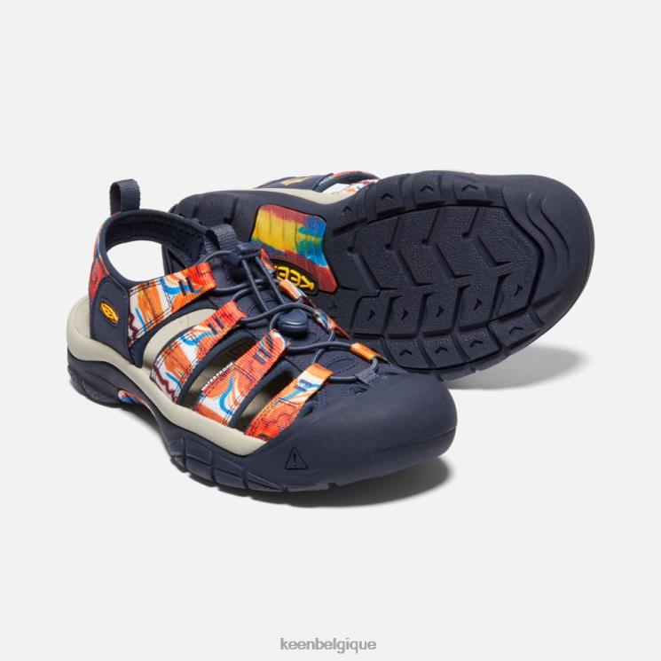 Keen newport x extérieur afro 0Z440405 orange-marine groovy
