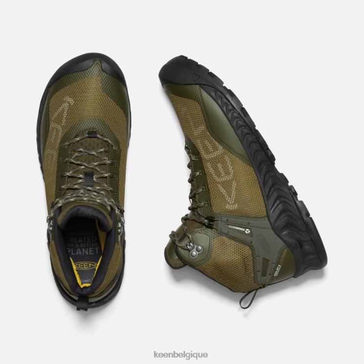 Keen botte imperméable nxis evo 0Z440202 forêt nuit-olive foncée