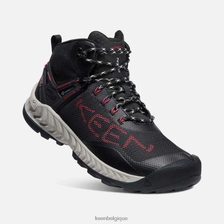Keen botte imperméable nxis evo 0Z440402 tapis noir-rouge
