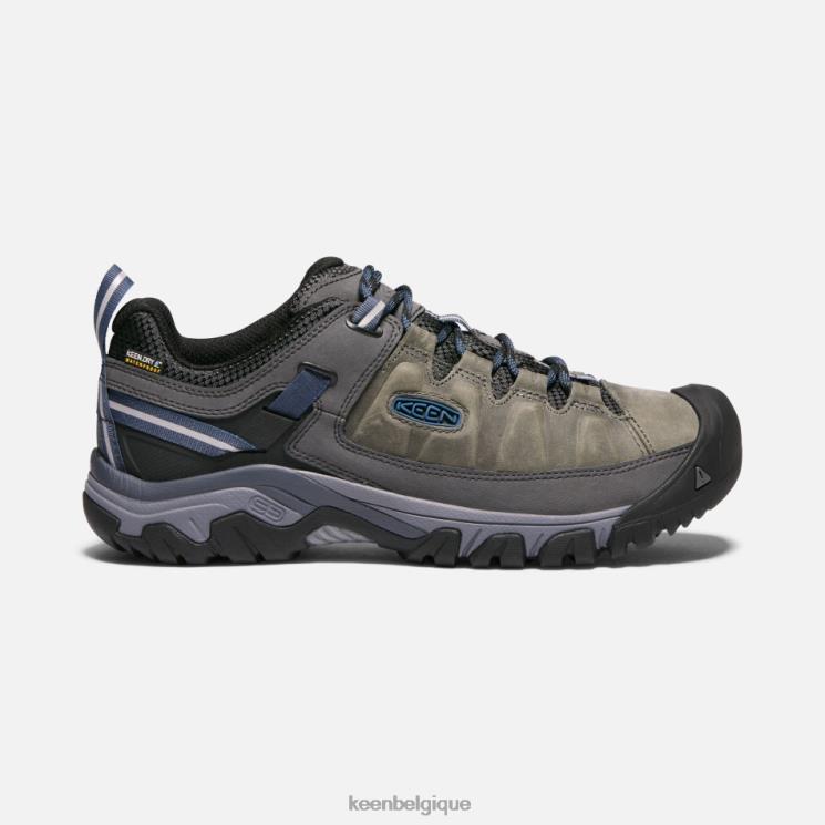 Keen chaussures de randonnée imperméables targhee iii 0Z440259 gris acier-bleu capitaine