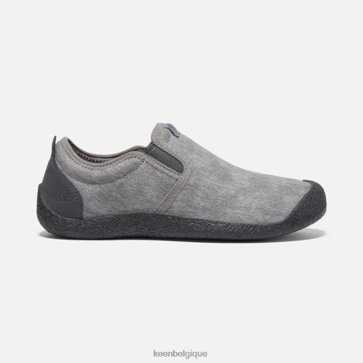 Keen chaussures à enfiler en toile howser 0Z440298 acier gris-aimant