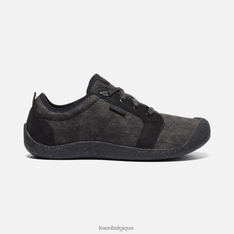 Keen chaussures à lacets en toile howser 0Z440299 noir