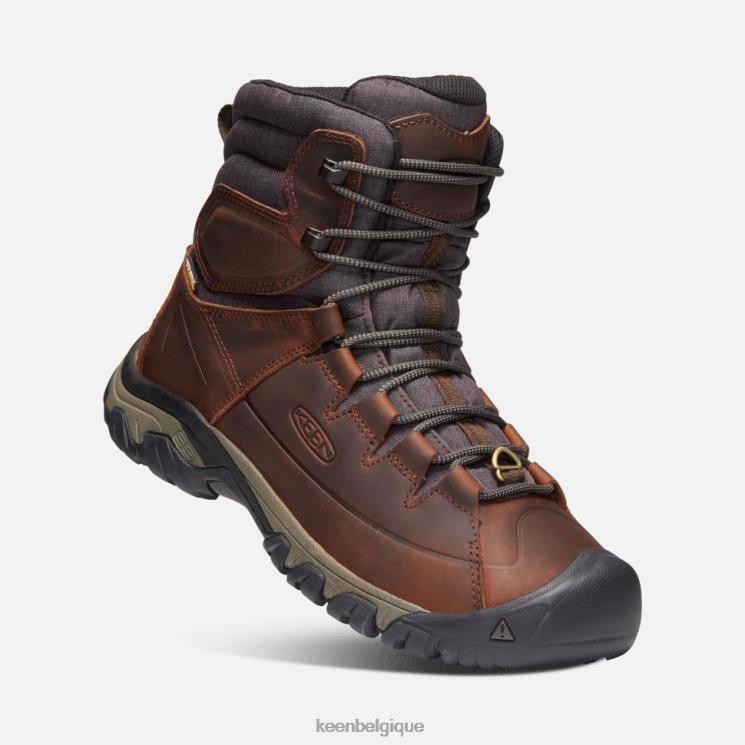 Keen botte imperméable targhee haute à lacets 0Z440520 paillis de cacao