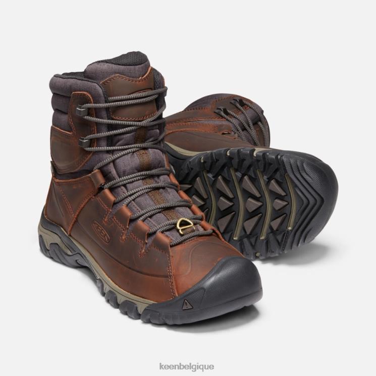 Keen botte imperméable targhee haute à lacets 0Z440520 paillis de cacao