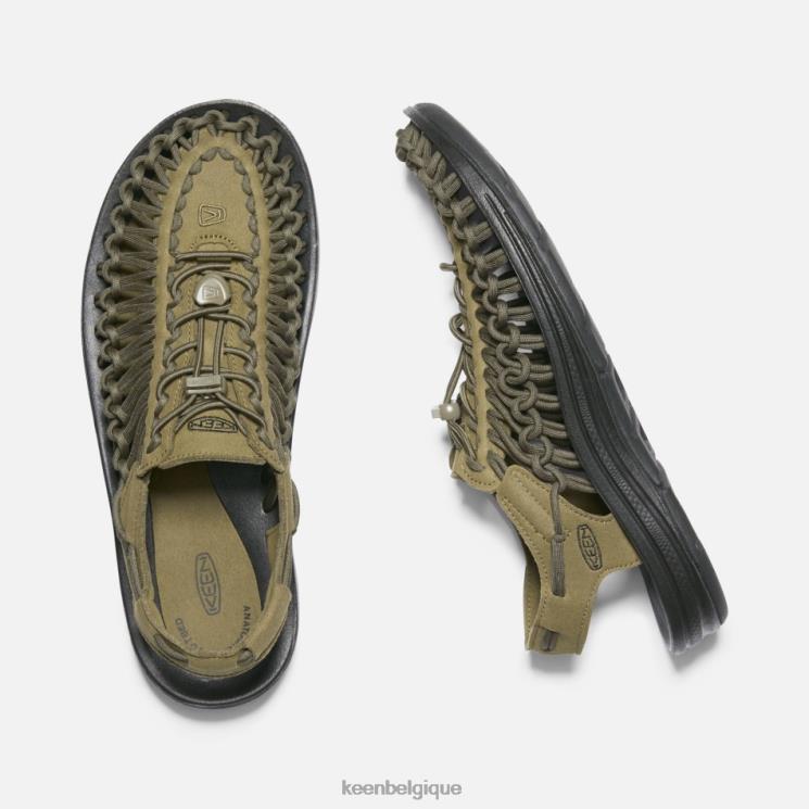 Keen une semaine 0Z440220 olive foncé-noir